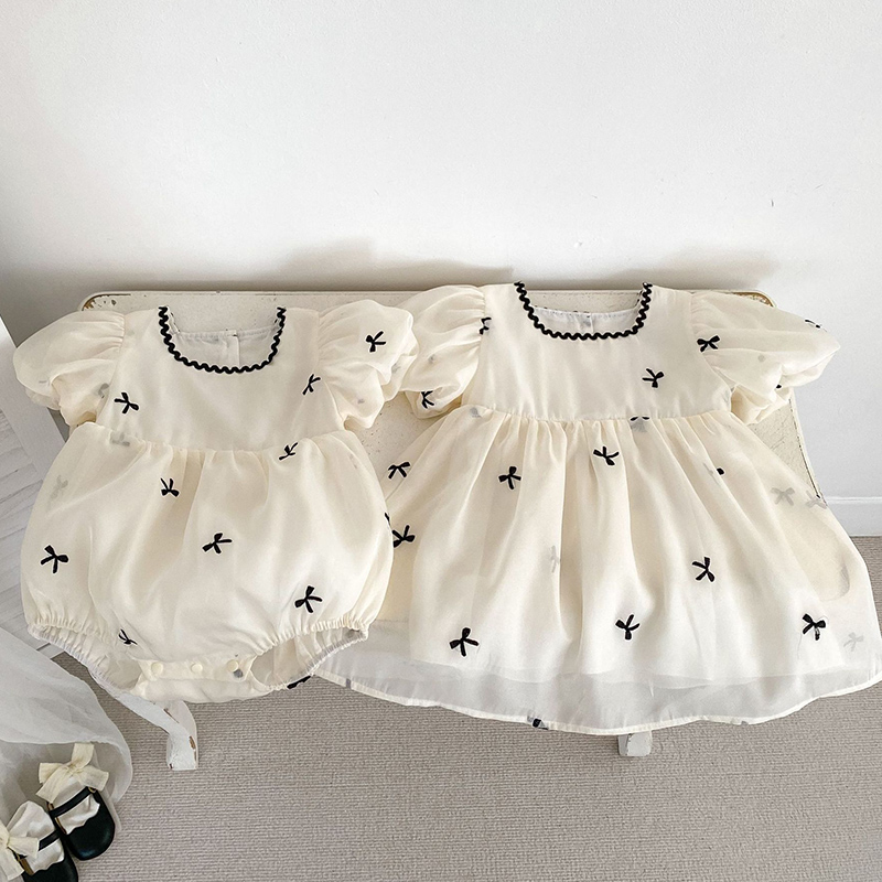 Summer Clothing Baby Girl - Crianças irmãs roupas de verão vestido