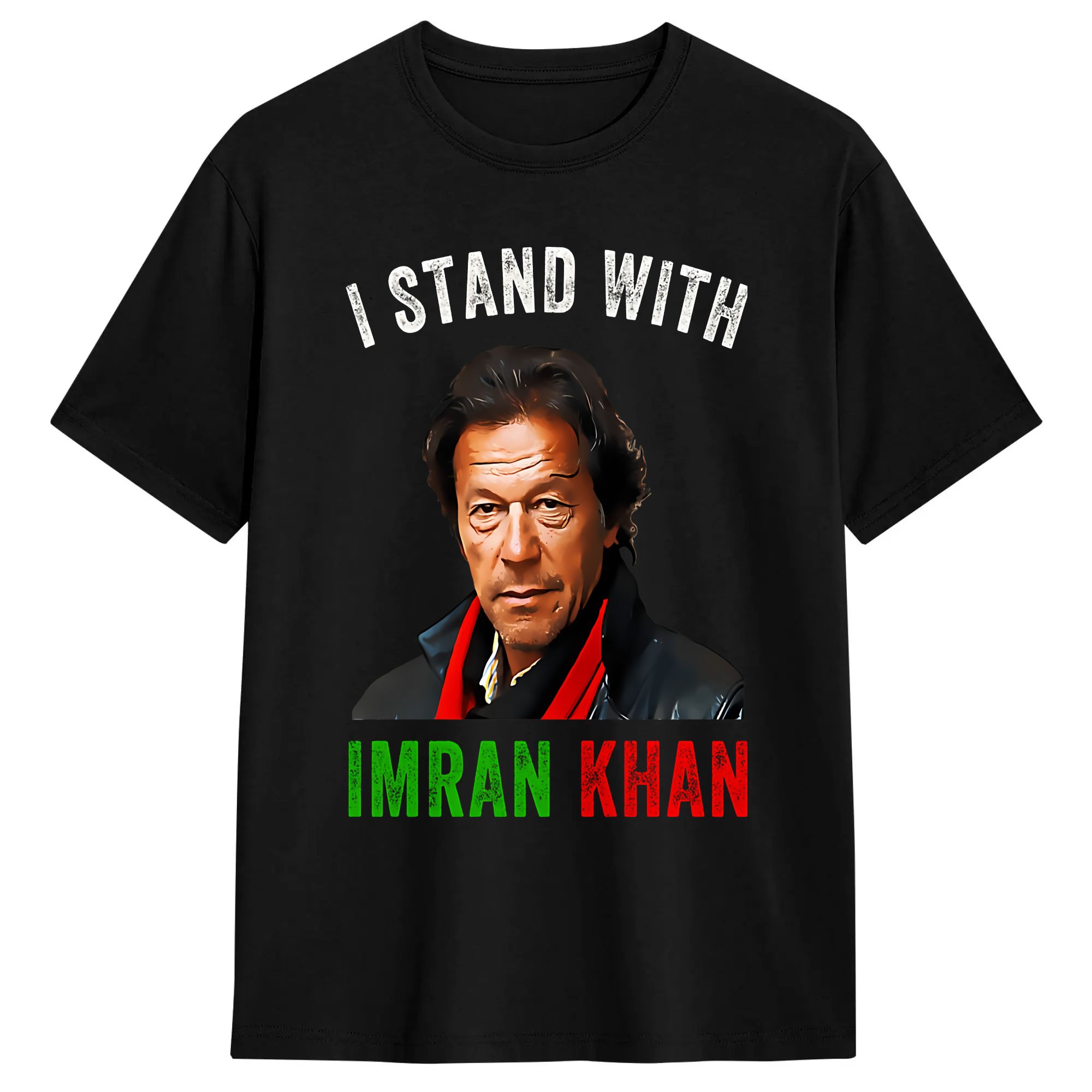 Summer Clothing Pakistan - Camiseta masculina I Stand With Imran