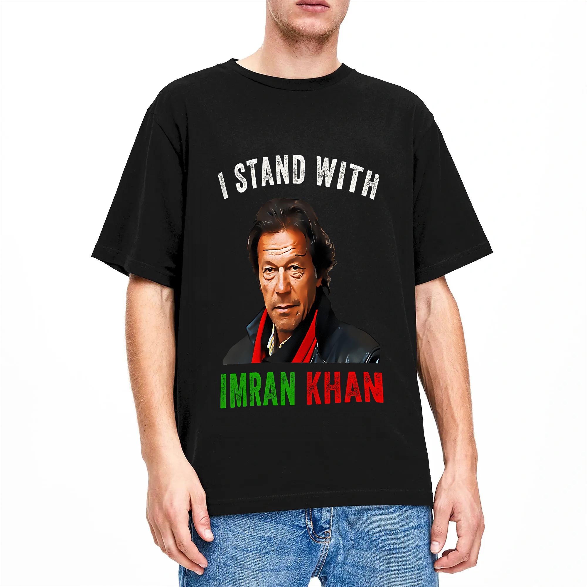 Camiseta masculina I Stand Wit - Summer Clothing Pakistan avaliação e preço