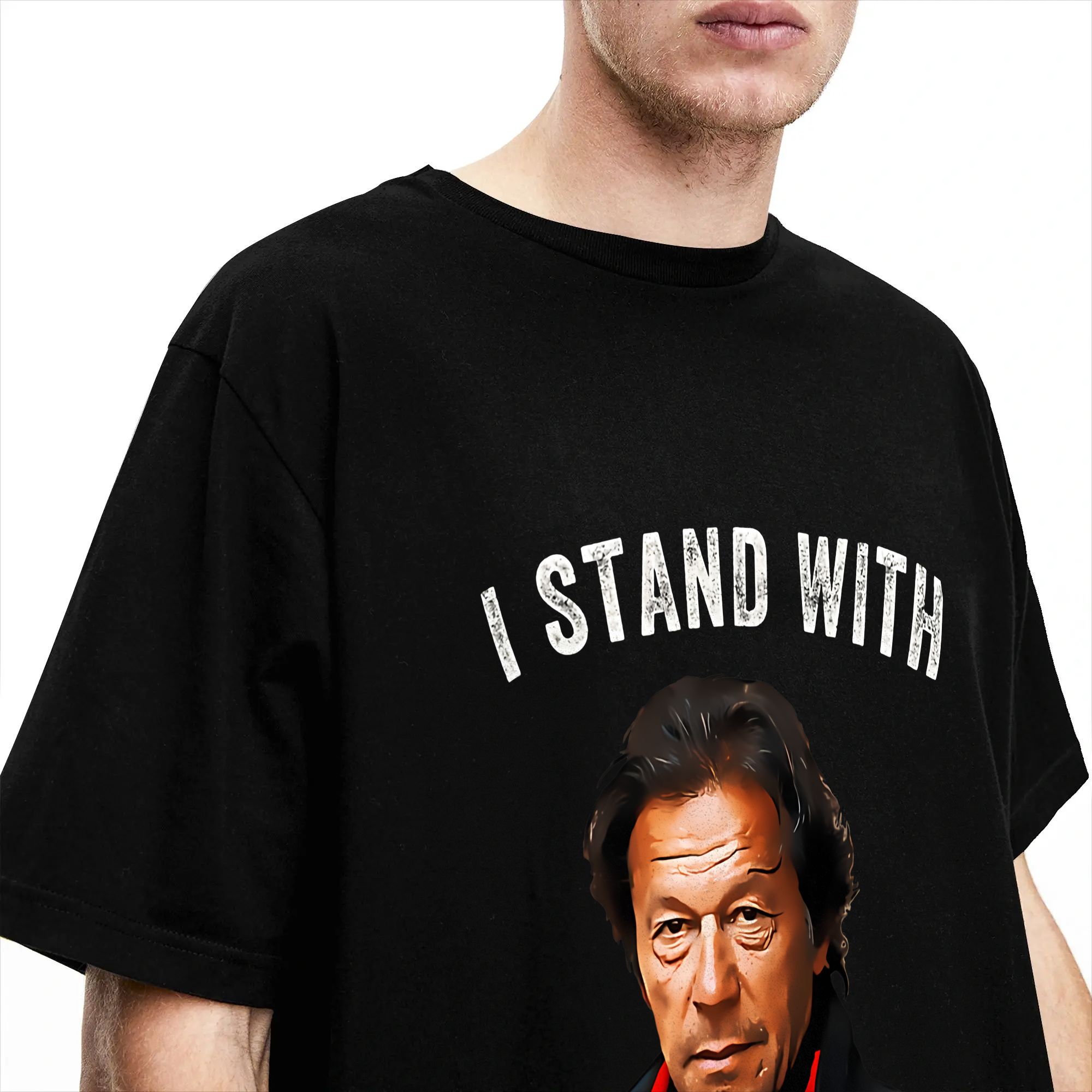 Camiseta masculina I Stand Wit - Summer Clothing Pakistan avaliação e preço