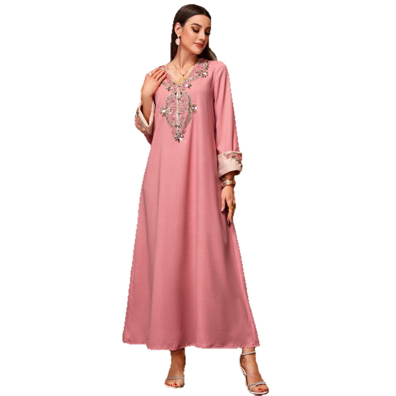 Vestido Longo de Caimento Solt - Summer Clothing Pakistan avaliação e preço