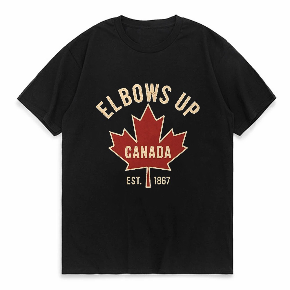 Camiseta Elbows Up Canada para - Summer Clothing Women Canada avaliação e preço