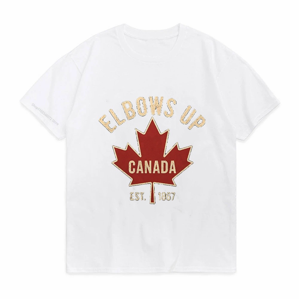 Camiseta Elbows Up Canada para - Summer Clothing Women Canada avaliação e preço